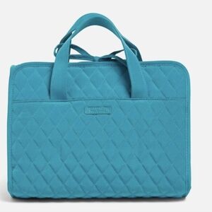 Vera Bradley Turquoise Quilted Laptop Bag